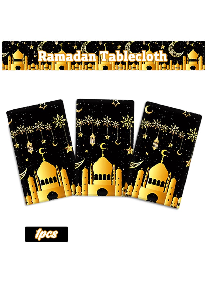 Highland Eid Ramadan Disposable Table Cloth - 130x220 CM - Image 2