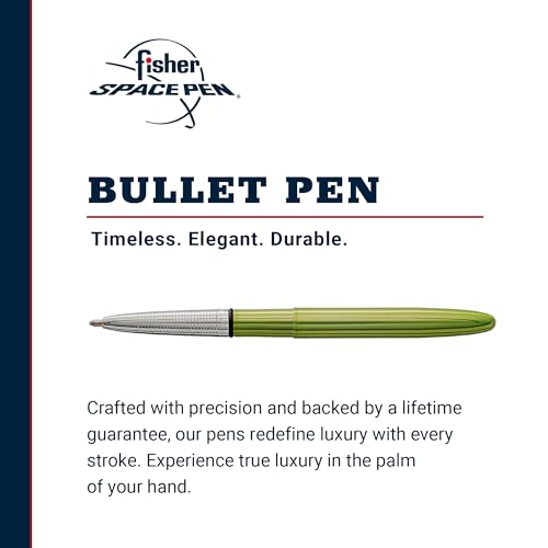 Fisher Space Pen Aurora Borealis Bullet Space Pen, Ballpoint, Lime Green, Black Ink, Gift Box - Image 2
