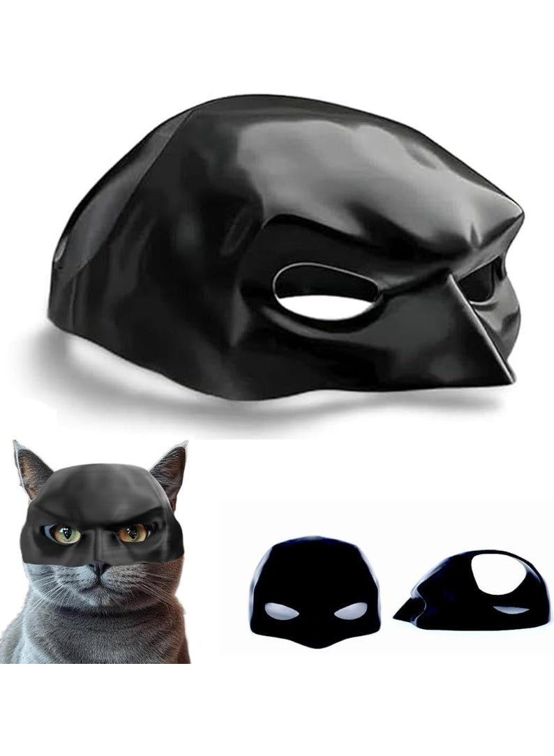 Bat Cat Mask Pet Hat Halloween Cosplay Cat Accessories Creative Bat Cat Toy Interactive Small Cat - Image 1