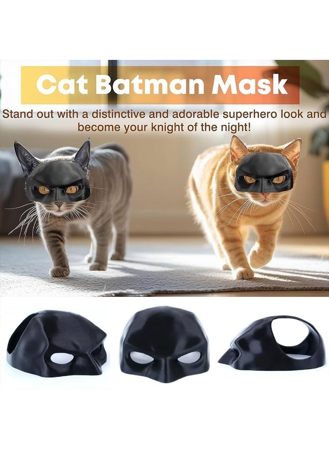 Bat Cat Mask Pet Hat Halloween Cosplay Cat Accessories Creative Bat Cat Toy Interactive Small Cat - Image 4