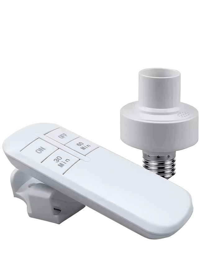 1pc E27 Infrared Control Lamp Holder With 2 Gear Timing 15 30min Plug And Play Smart Lighting - Image 4