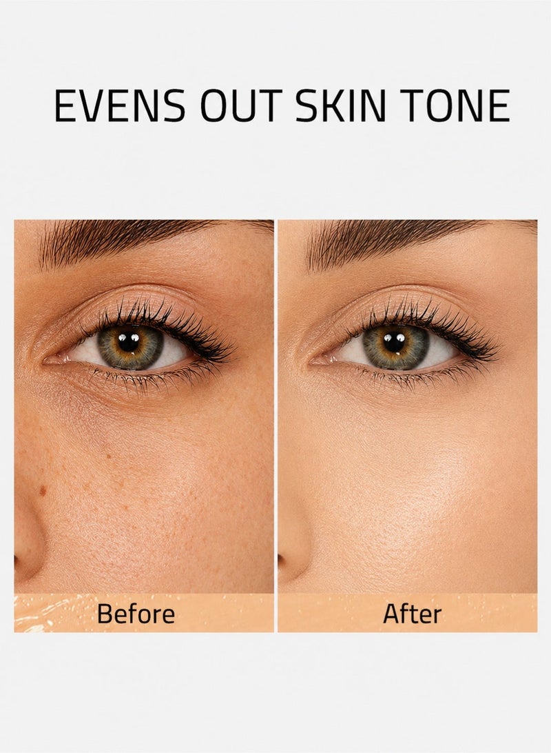 O.TWO.O Gold Series Invisible Cover Foundation - Lightweight Soft Matte Liquid Foundation, Natural Looking Base Makeup, Long Lasting Oil Control - Image 3