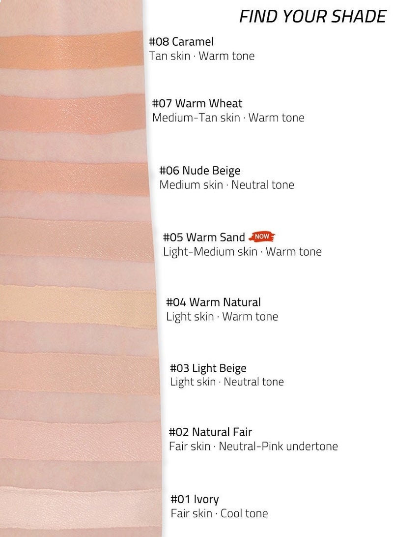 O.TWO.O Gold Series Invisible Cover Foundation - Lightweight Soft Matte Liquid Foundation, Natural Looking Base Makeup, Long Lasting Oil Control - Image 5