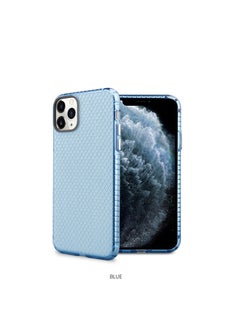 Protect iPhone 12 Mini Case HEXA Blue Clear Premium Quality TPU Cover For iPhone 12 mini Shockproof & Anti Scratch Design 5.4 Inch Case 
