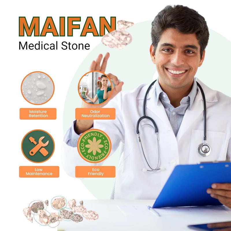 Home Essentials Non Stick Maifan Frying Pan with Lid - Egg Fry Pan | Induction Base | 5 Layer Non Stick Cookware | Medical Stone | Dishwasher Safe (24CM, 2L, Maifan Stone Pan) - Image 5