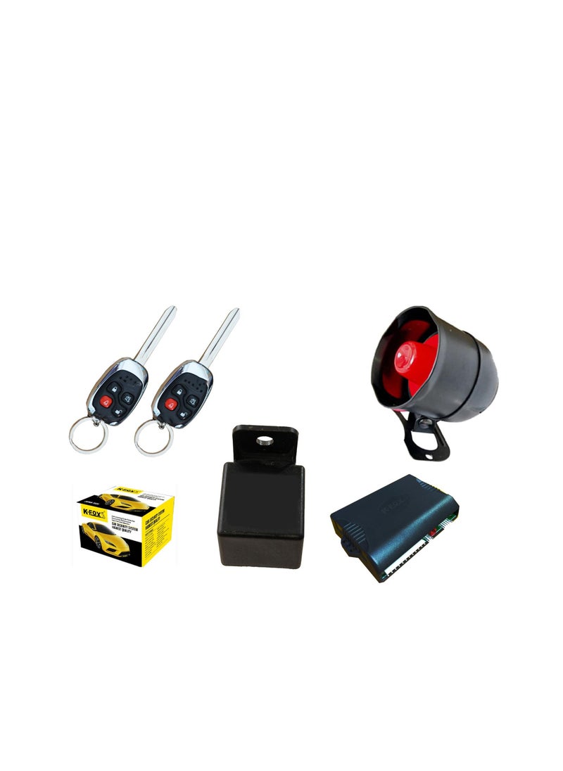 Generic Car Alarm With Remote And Buzzer  - Image 1