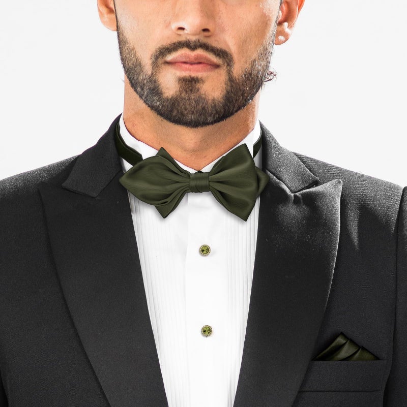 HAWSON Bow Ties for Men Pre-tied Adjustable Bow Tie Formal Style for Tuxedo, Wedding Business Party Graduation - Image 2