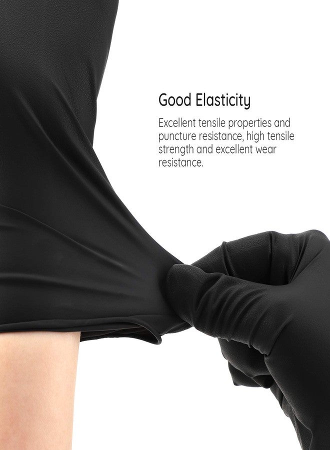 Segbeauty Hair Dye Gloves, 20 Counts Black Reusable Hair Color Gloves Professional Washable Rubber Glove Hair Coloring Accessories for Home Cleaning Hair Dye Salon Highlighting - Medium - Image 5