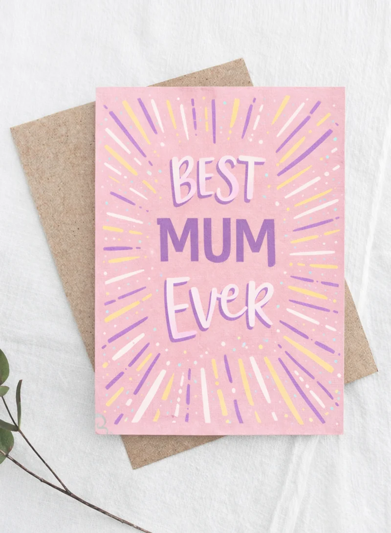 Share The Love Super Hero Mum Greeting Card