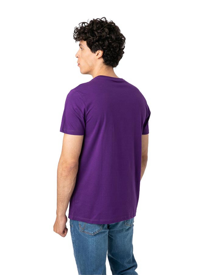 Marco Bergamo Round Neck T-Shirt With Logo  - Image 4