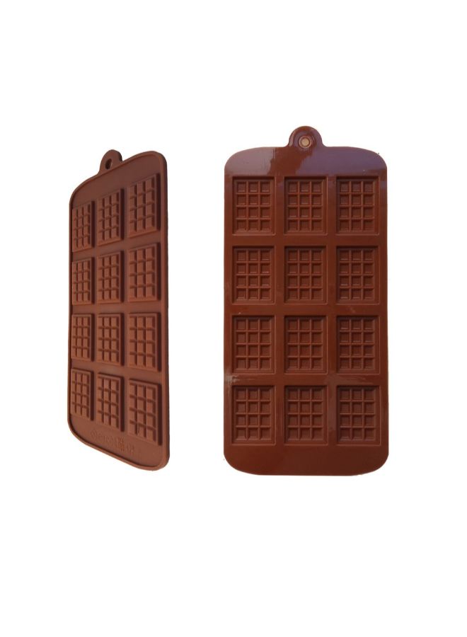 12-Piece Chocolate Mould Brown 22.6centimeter - Image 3