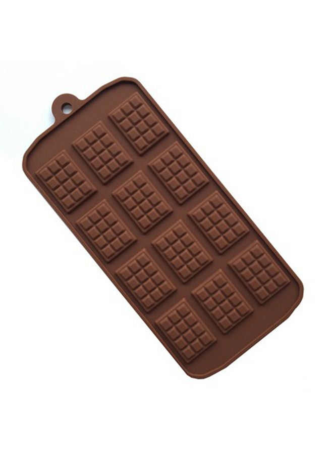 12-Piece Chocolate Mould Brown 22.6centimeter - Image 1