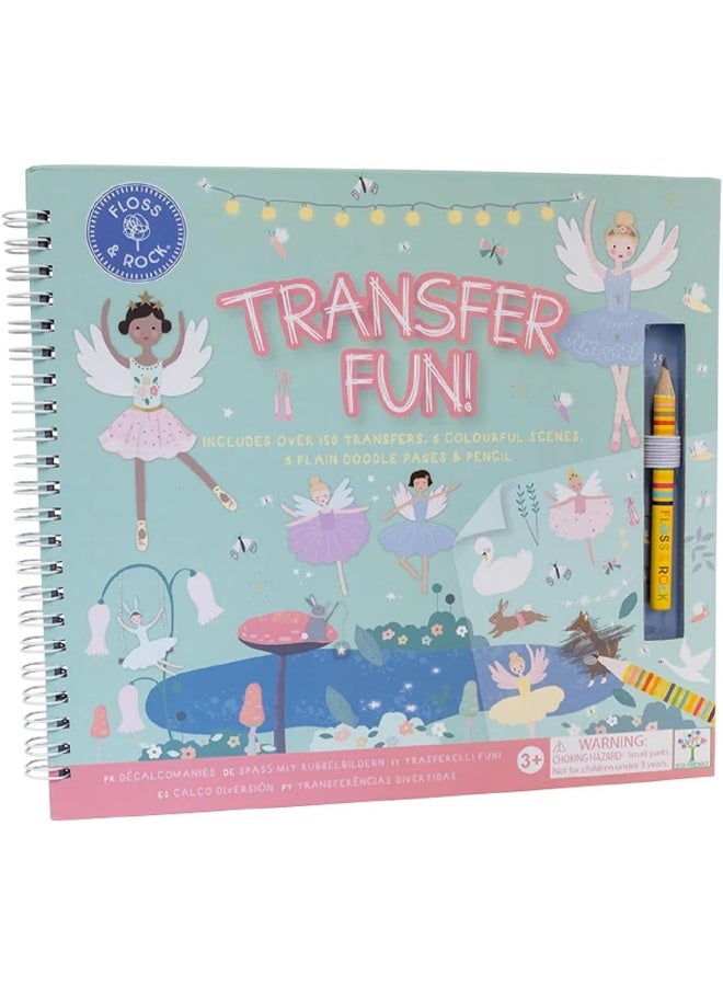 Floss & Rock Enchanted Transfer Fun Spiral Bound Book (Hardcover) - Image 1