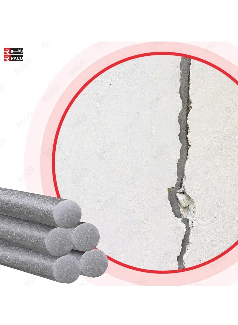 RACO RACO Gray Foam Backer Rod Essential Caulk Saver for Sealing Concrete Gaps, Joint Backfilling, and Crack Filling 10M - Image 4