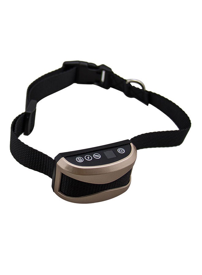 NIBEMINENT LCD Screen Anti-Bark Training Collar Black/Gold 153grams - Image 1