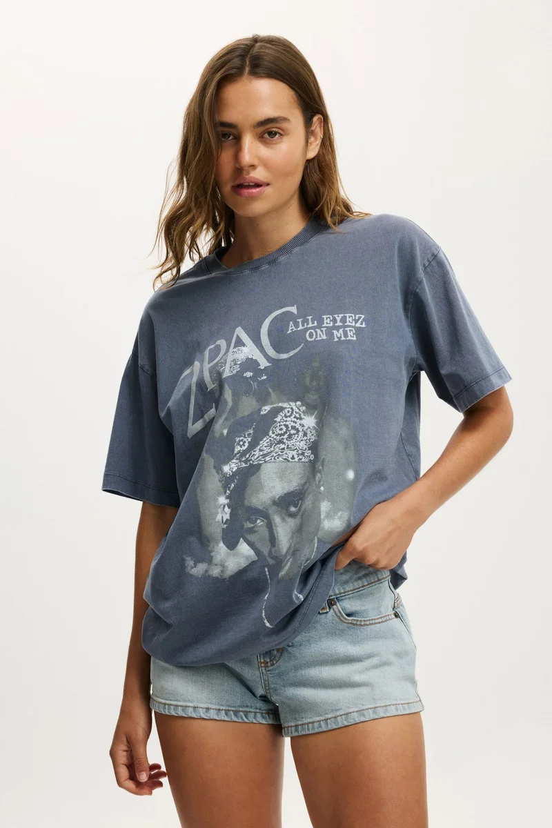 THE LCN MUSIC BOXY GRAPHIC TEE