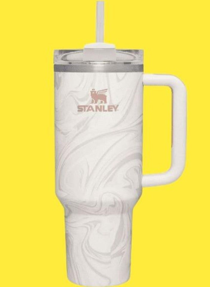 Stanley Quencher H2.0 FlowState 40 oz Swirl Tumbler with Lid & Straw, Vacuum Insulated – Keeps Drinks Hot for 7 Hours & Cold for 24 Hours Durable Leakproof, Stylish Travel Mug - Image 1