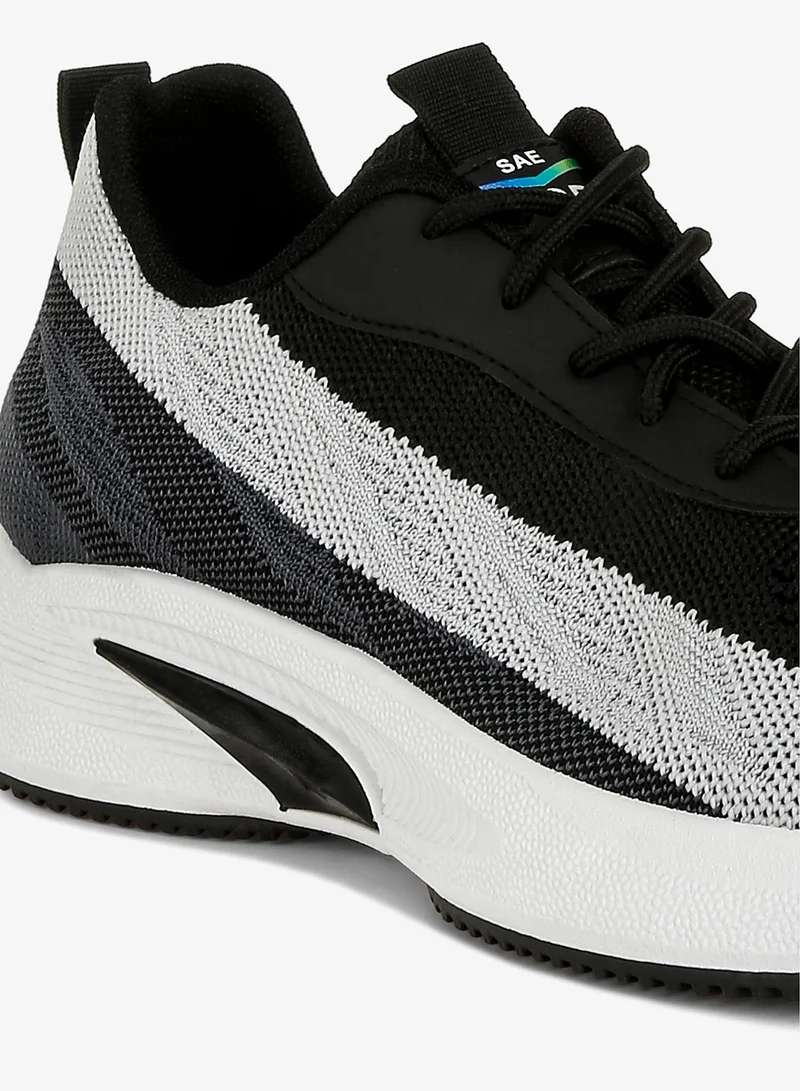 London Rag Black Dual Tone Chunky Sneakers for Women | Best Price UAE