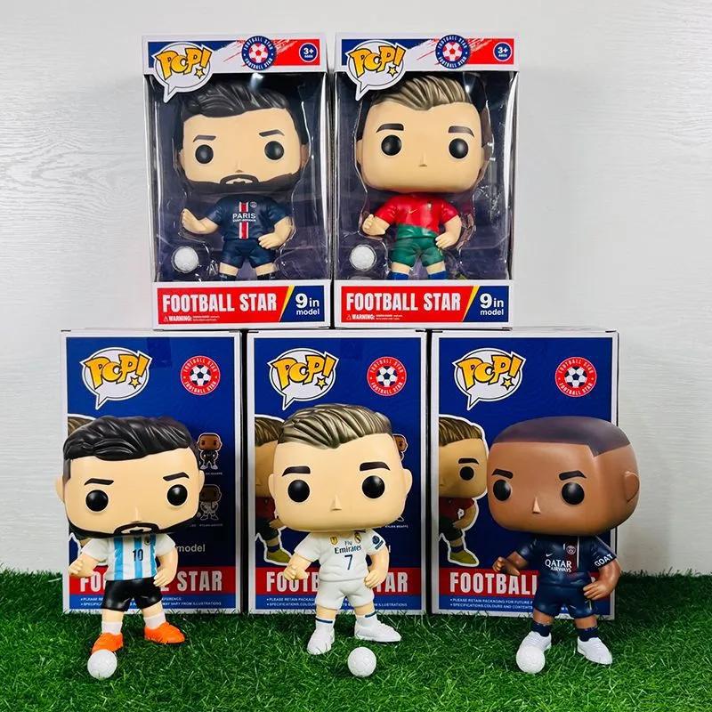 World Cup Star Sculpture Figures (Ronaldo, Messi, Mbappe) - Image 2