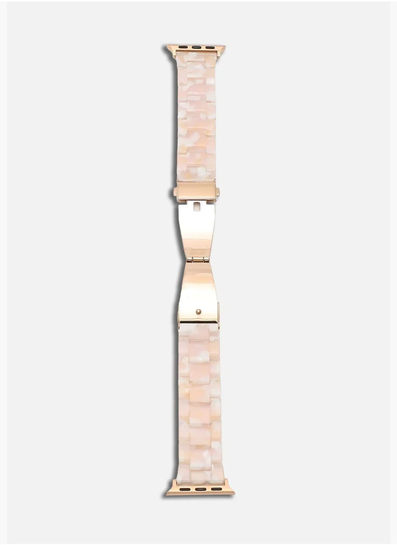صوص هاوت 42mm/44mm/45mm | سوار ساعة أبل انيقة من أكريليك للنساء