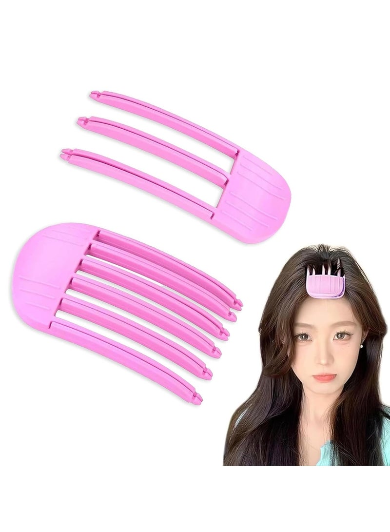 Kimaya Magic Volume Hair Comb – Instant Fluffy Bangs & High Crown Lift, 2-in-1 Styling Tool for Men & Women (3-Teeth & 6-Teeth, Pink) - Image 2