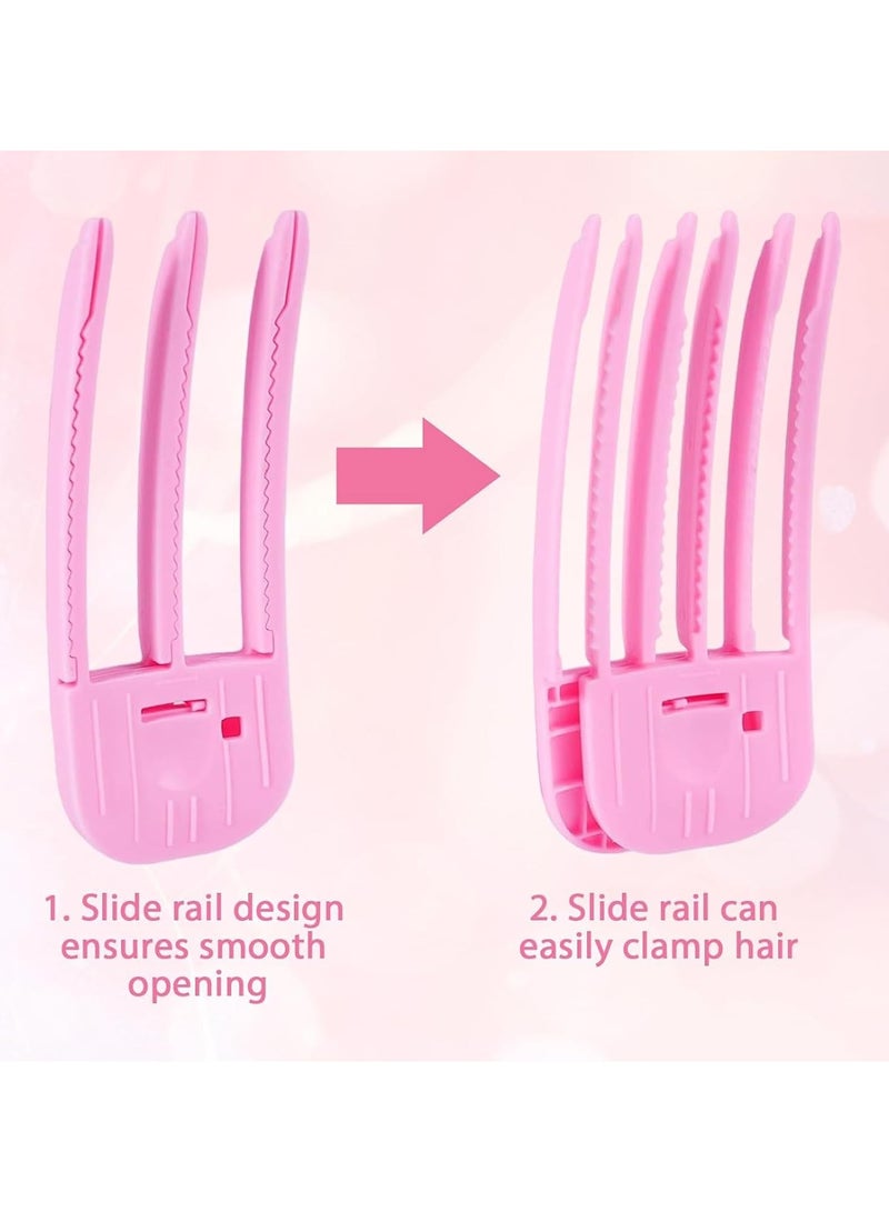 Kimaya Magic Volume Hair Comb – Instant Fluffy Bangs & High Crown Lift, 2-in-1 Styling Tool for Men & Women (3-Teeth & 6-Teeth, Pink) - Image 4