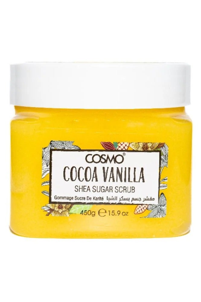 كوزمو مقشر السكر بزبدة الشيا والكوكو فانيليا 450 جرام
