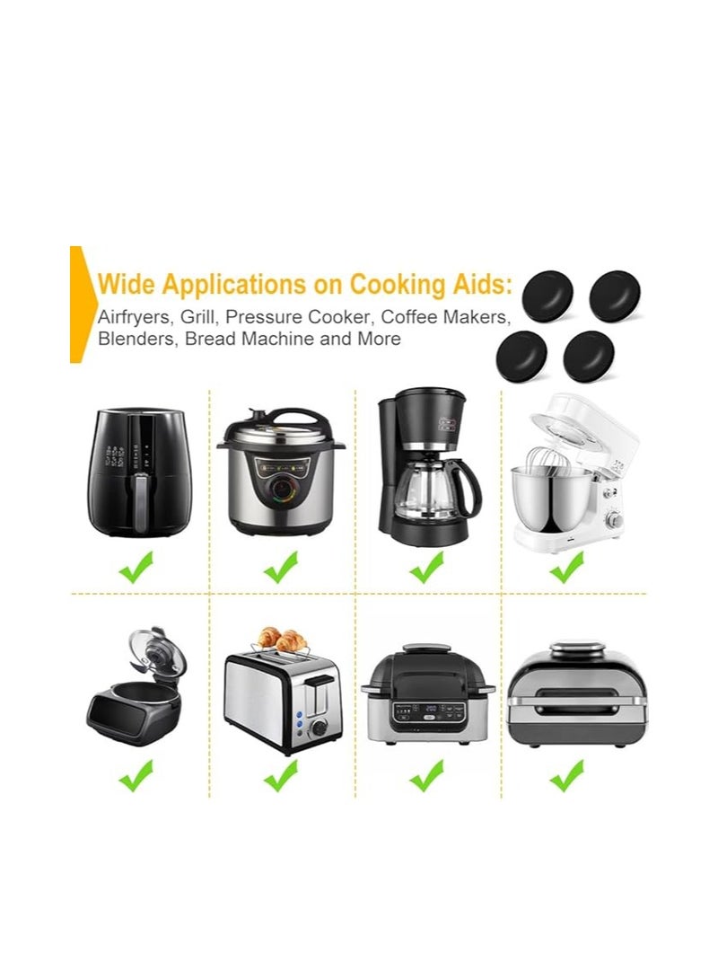 شنتوب أشرطة انزلاق الأجهزة المنزلية – 16 قطعة قابلة للالتصاق – سهولة تحريك الأجهزة الصغيرة – أدوات منزلية لتوفير المساحة - Image 3