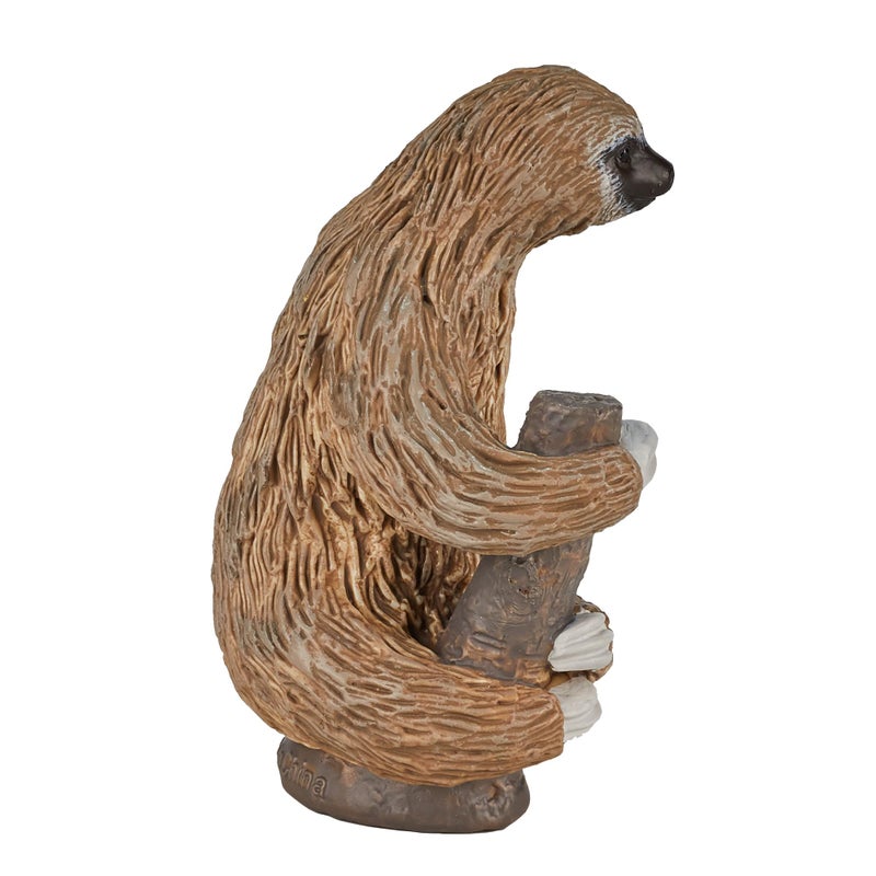 MOJO Two Toed Sloth Realistic International Wildlife Hand Painted Toy Figurine - Image 4
