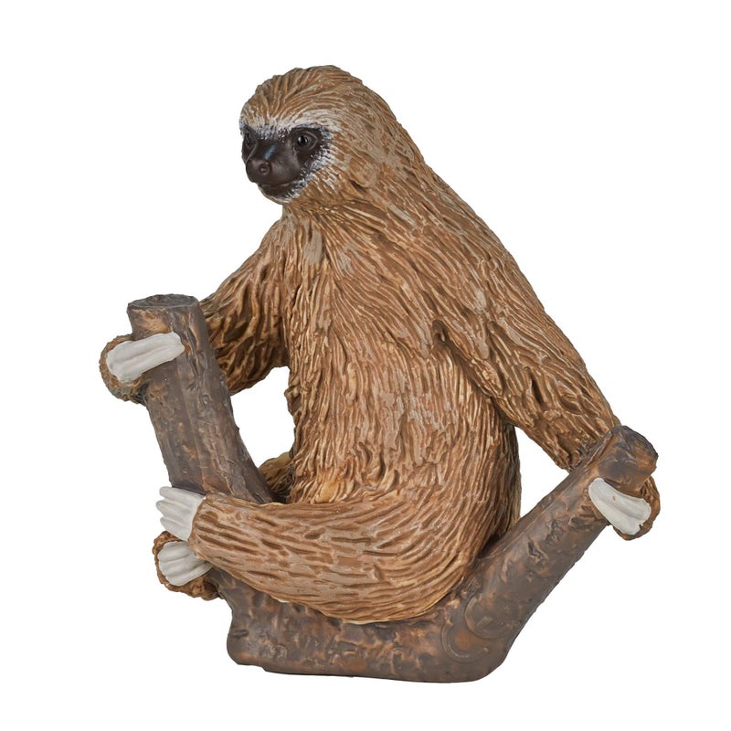 MOJO Two Toed Sloth Realistic International Wildlife Hand Painted Toy Figurine - Image 1