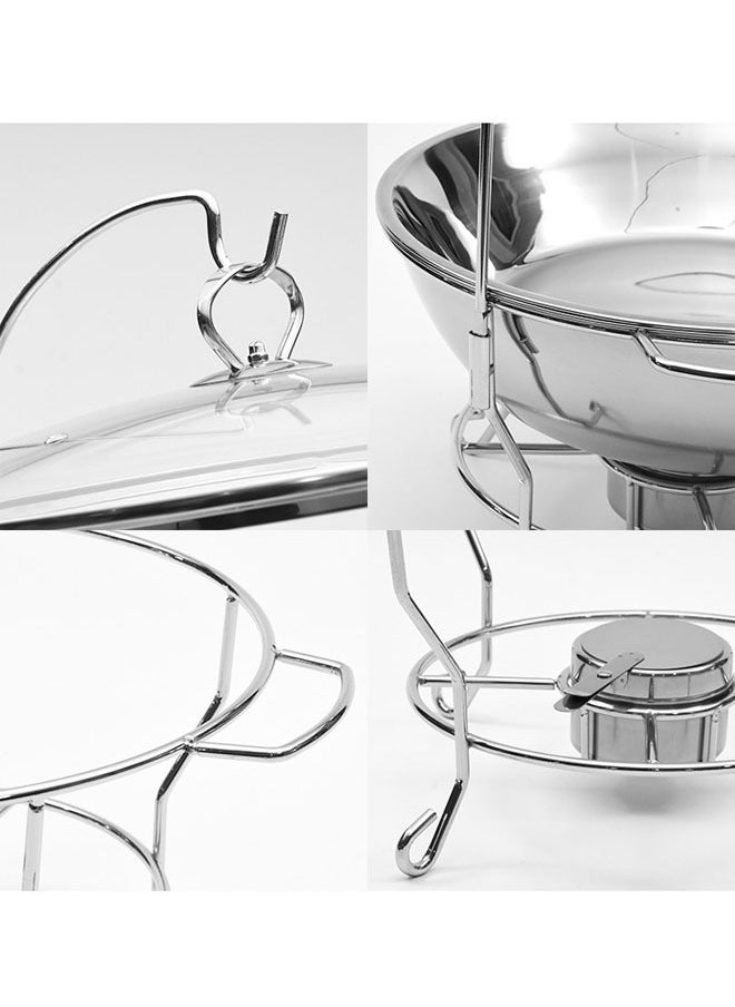 keke - Stainless Steel Buffet Chafing Dish Food Warmer and Heater 6.0L - Image 1