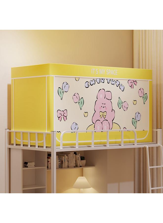 Bluejw Wholesale Student Dormitory Upper And Lower Bunk Blackout Mosquito Net School Double High And Low Bed Seat Bed Type Bed Curtain Zipper Bed Curtain - Image 1