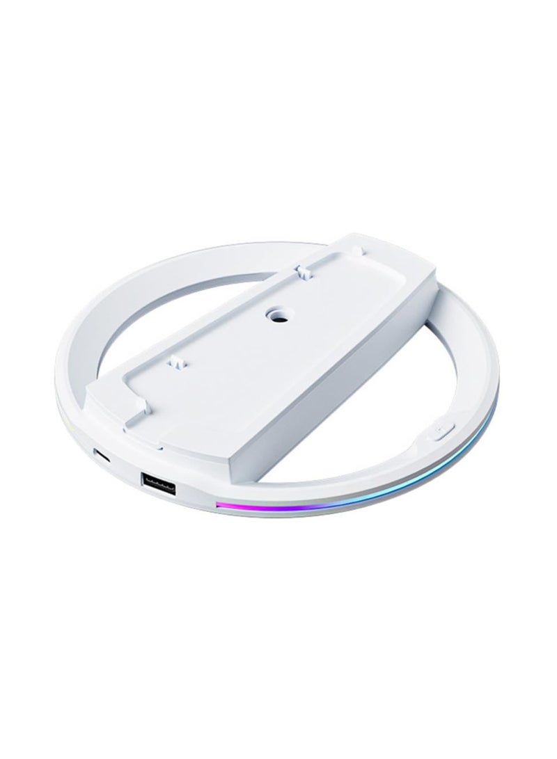 SYOSI Vertical Stand Compatible with PS5 Slim & PS5 Console - RGB Colorful Light Base Stand is Universal for PS5 Slim & PS5 Digital/Disc Editon, PS5 Slim/ PS5 Accessories with Screw＆ USB Cable - Image 1