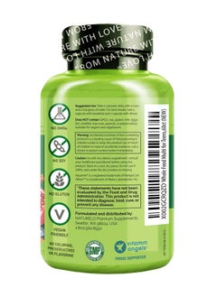 NATURELO Whole Food Multivitamin For Teens - Formulated to support Clean Skin, Mental Focus & Immune Health -60 Vegetarian Capsules Dietary Supplement  - Image 2