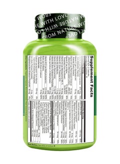 NATURELO Whole Food Multivitamin For Teens - Formulated to support Clean Skin, Mental Focus & Immune Health -60 Vegetarian Capsules Dietary Supplement  - Image 3