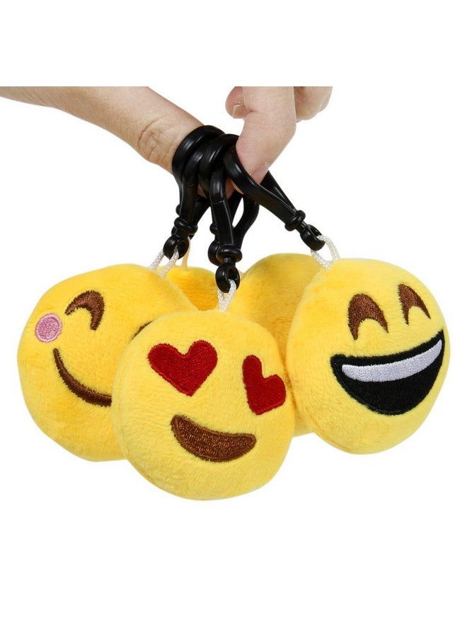 بارتي بروبس سلسلة مفاتيح Emoji من Party Propz للفتيات - 6 قطع من سلسلة مفاتيح Smiley المتنوعة كهدية للأطفال | سلسلة مفاتيح Smiley للأولاد | هدايا عيد ميلاد للأطفال | سلسلة مفاتيح لطيفة بموضوع Emoji | سلسلة مفاتيح للأطفال  - Image 5