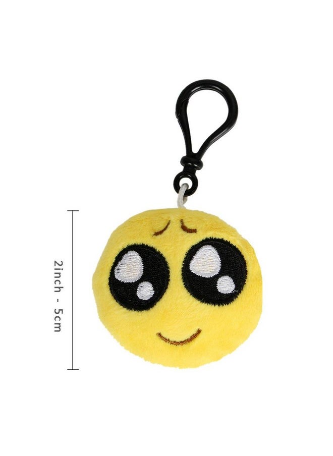 بارتي بروبس سلسلة مفاتيح Emoji من Party Propz للفتيات - 6 قطع من سلسلة مفاتيح Smiley المتنوعة كهدية للأطفال | سلسلة مفاتيح Smiley للأولاد | هدايا عيد ميلاد للأطفال | سلسلة مفاتيح لطيفة بموضوع Emoji | سلسلة مفاتيح للأطفال  - Image 3