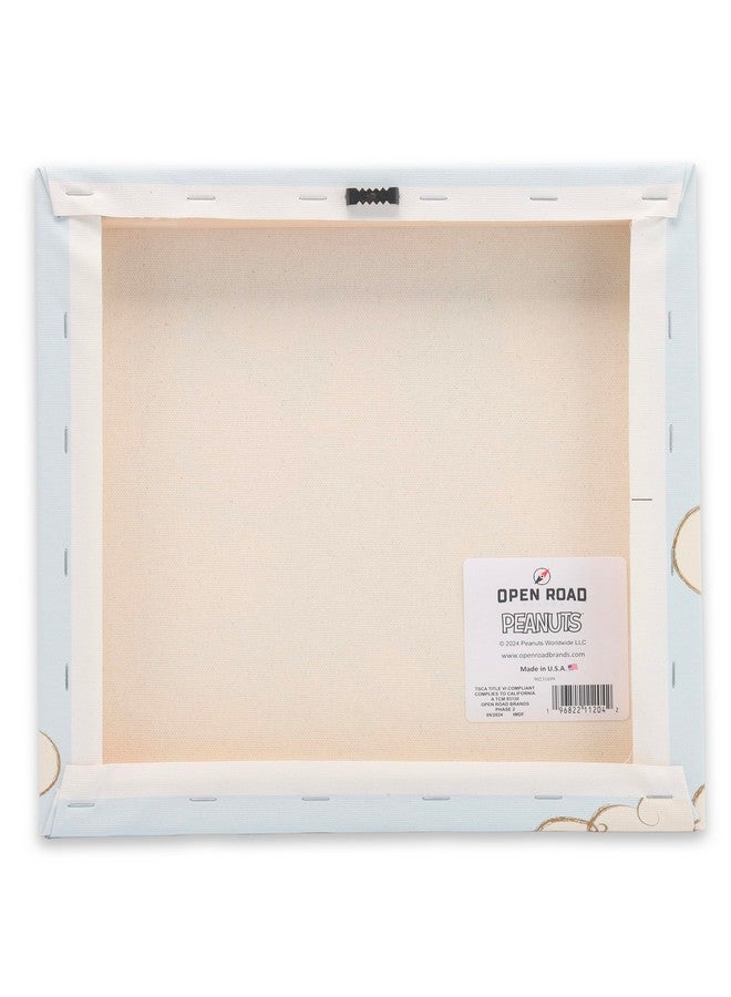 Open Road Brands Peanuts Snoopy Balloon Adventure Gallery Wrapped Canvas Wall Decor - Adorable Snoopy Wall Art for Kids' Bedroom or Nursery - Image 3