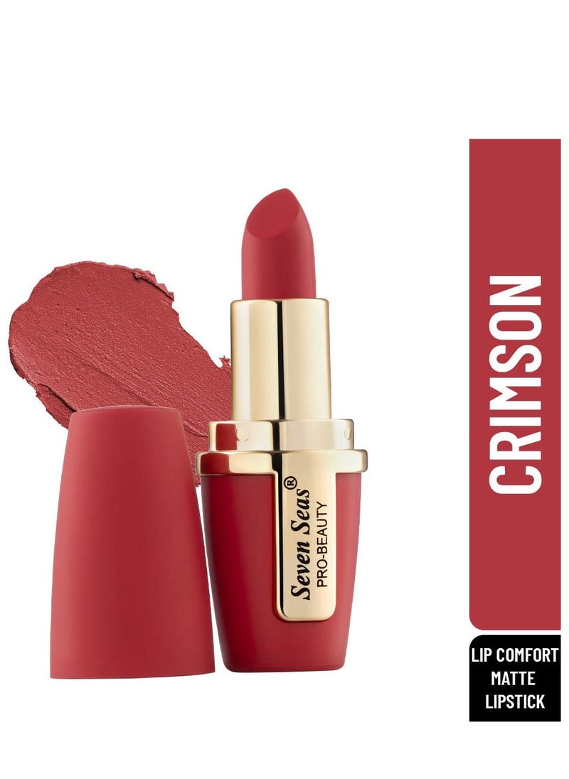 Seven Seas Seven Seas Lip Comfort Velvet Finish Matte Lipstick Long Lasting Smooth Application fsun proTransferproof and Smudge Proof  Highly Pigemented Lipstick for Women  Castro  - Image 2