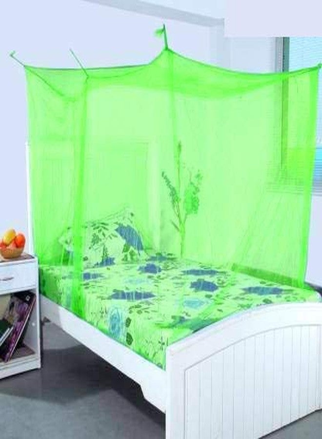 POPULAR Mosquito NET Green, Large Size Bed, Luxury Feel, Easy to USE, 6 * 6 Size, Comfortable for Family, 100% AIR Flow, GET DEEP Sleep, Avoid Annoying Insects.