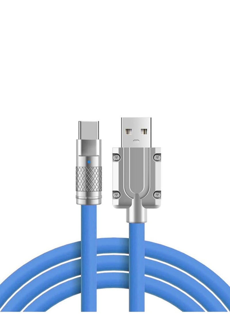 High-quality USB Type-C fast charging cable with 120W power - Image 1