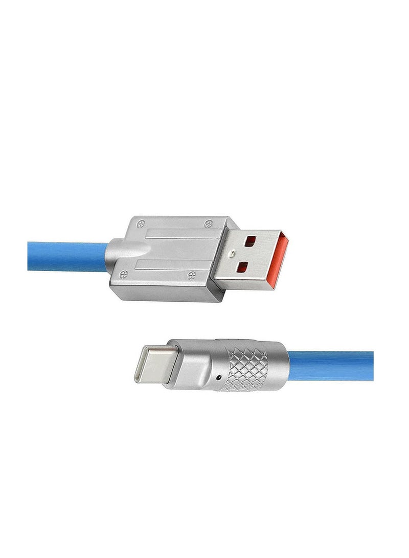 High-quality USB Type-C fast charging cable with 120W power - Image 2