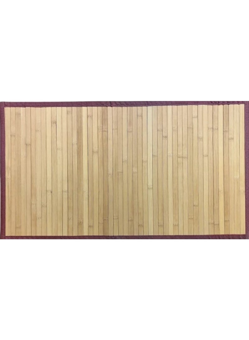 APLUS A mat (foot mat) made of natural bamboo wood - to protect the feet during long periods of sitting behind the desk from the moisture of the ceramic (pile, standard 45 cm x 80 cm) - Image 5