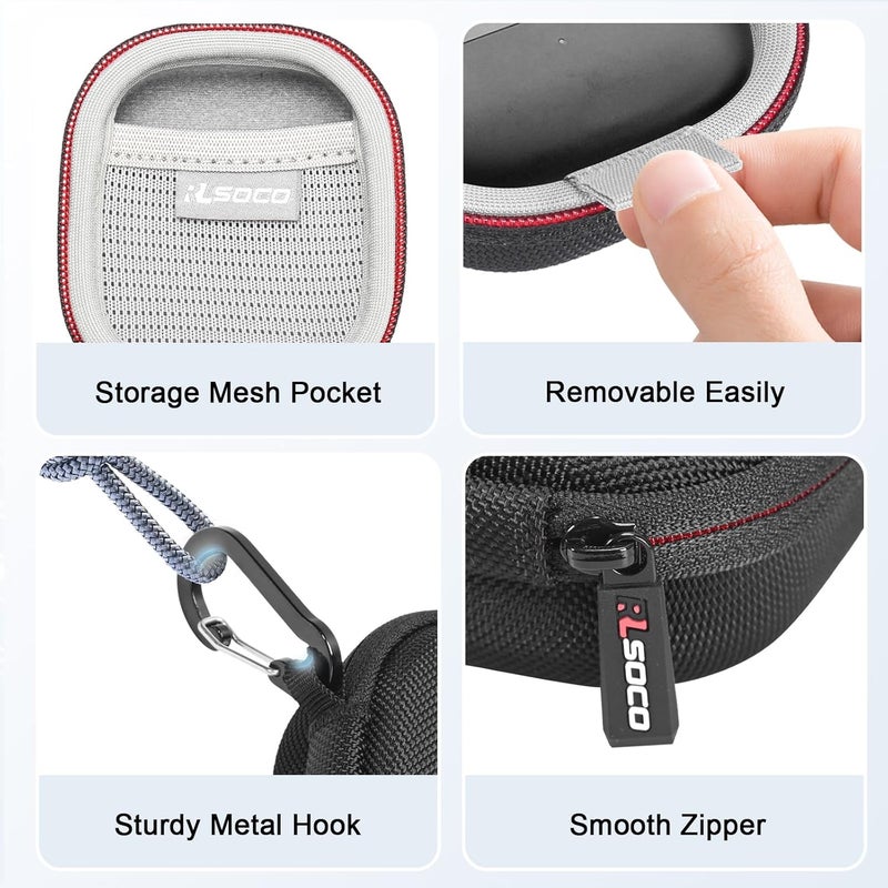 RLSOCO Hard Case for Bowers  Wilkins Pi8 Wireless Earbuds Case Only - Image 3