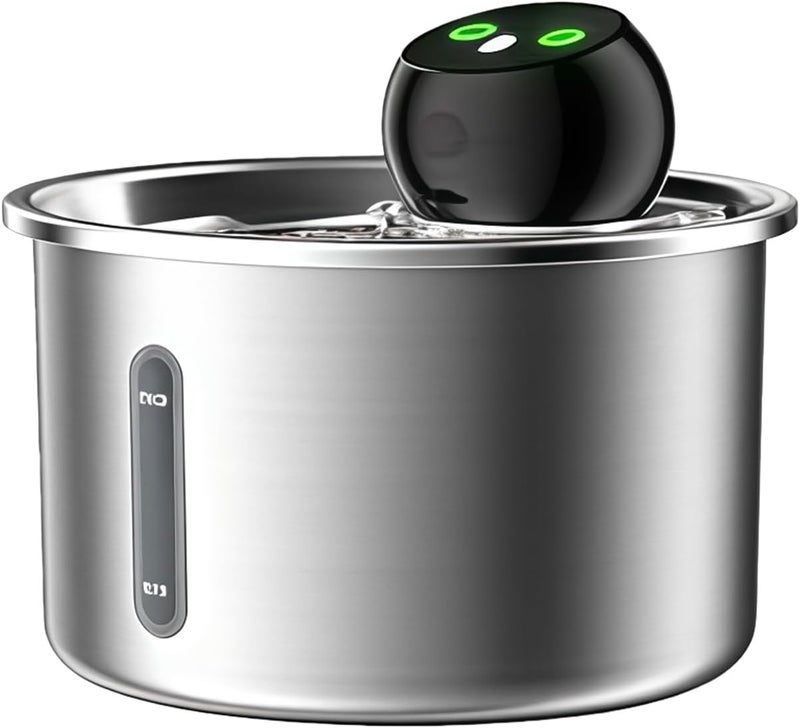 Automatic Stainless Steel Pet Water Dispenser USB Power Operations Large Capacity Motion Sensing Pet Water Dispenser - Image 4