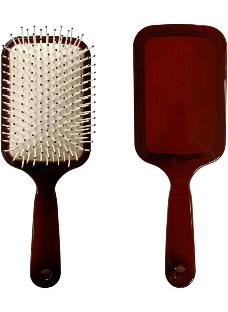 Paddle Hair Brush – Gentle Detangling Brush for Wet & Dry Hair, Flexible Cushion Base, Ball-Tipped Nylon Bristles, Comfortable Grip, Suitable for All Hair Types - Image 1