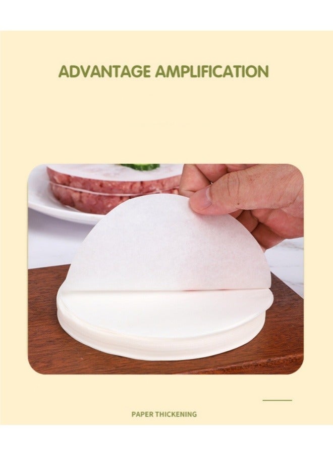 100Pcs Round Hamburger Patty Paper Non-stick Double-sided Silicone Paper For Separating Hamburger Patties Cookies Etc - Image 5