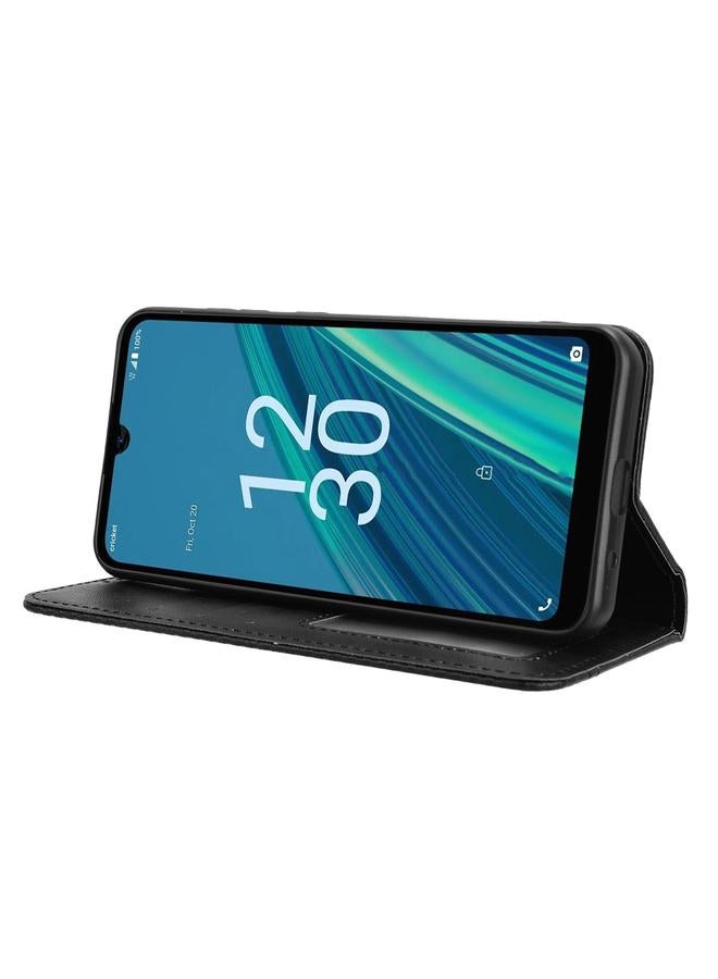 S-TOP Case For Cricket Debut S2 U380AC Magnetic Buckle Retro Texture Leather Phone Case - Image 5