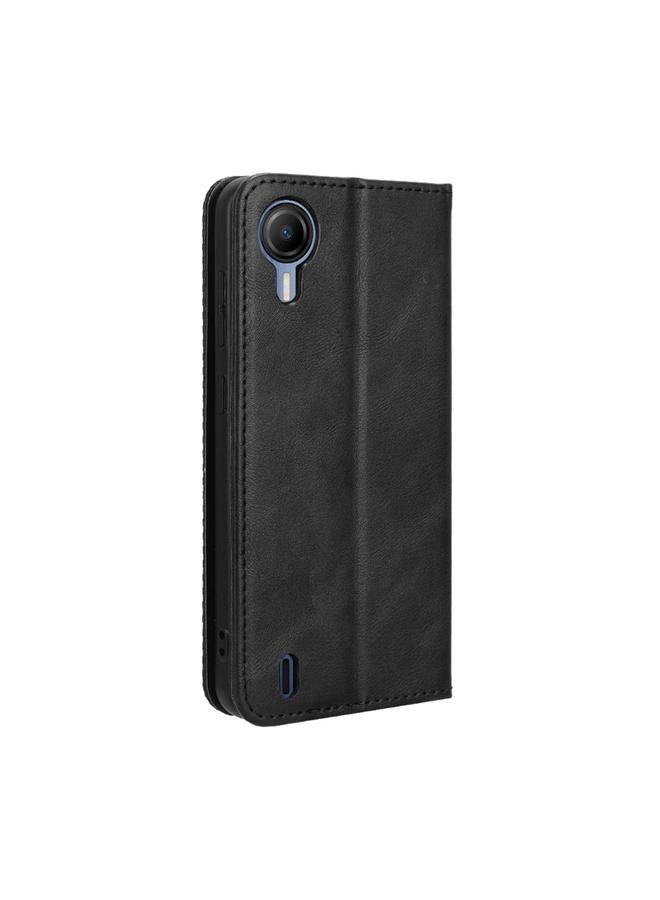 S-TOP Case For Cricket Debut S2 U380AC Magnetic Buckle Retro Texture Leather Phone Case - Image 3