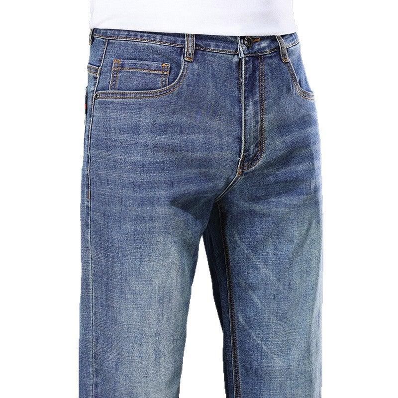 Unisex Classic Denim Jeans Loose Fit Daily Outdoor Wear - Image 5